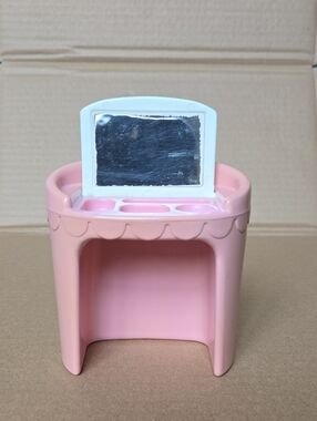 Vintage 90s Little Tikes Dollhouse Accessories - Makeup Vanity